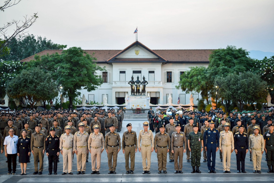 ตร.ภ.5 ปล่อยแถวกวาดล้างอาชญากรรม รับสงกรานต์ เสริมความปลอดภัย–หนุนท่องเที่ยวเชียงใหม่ 