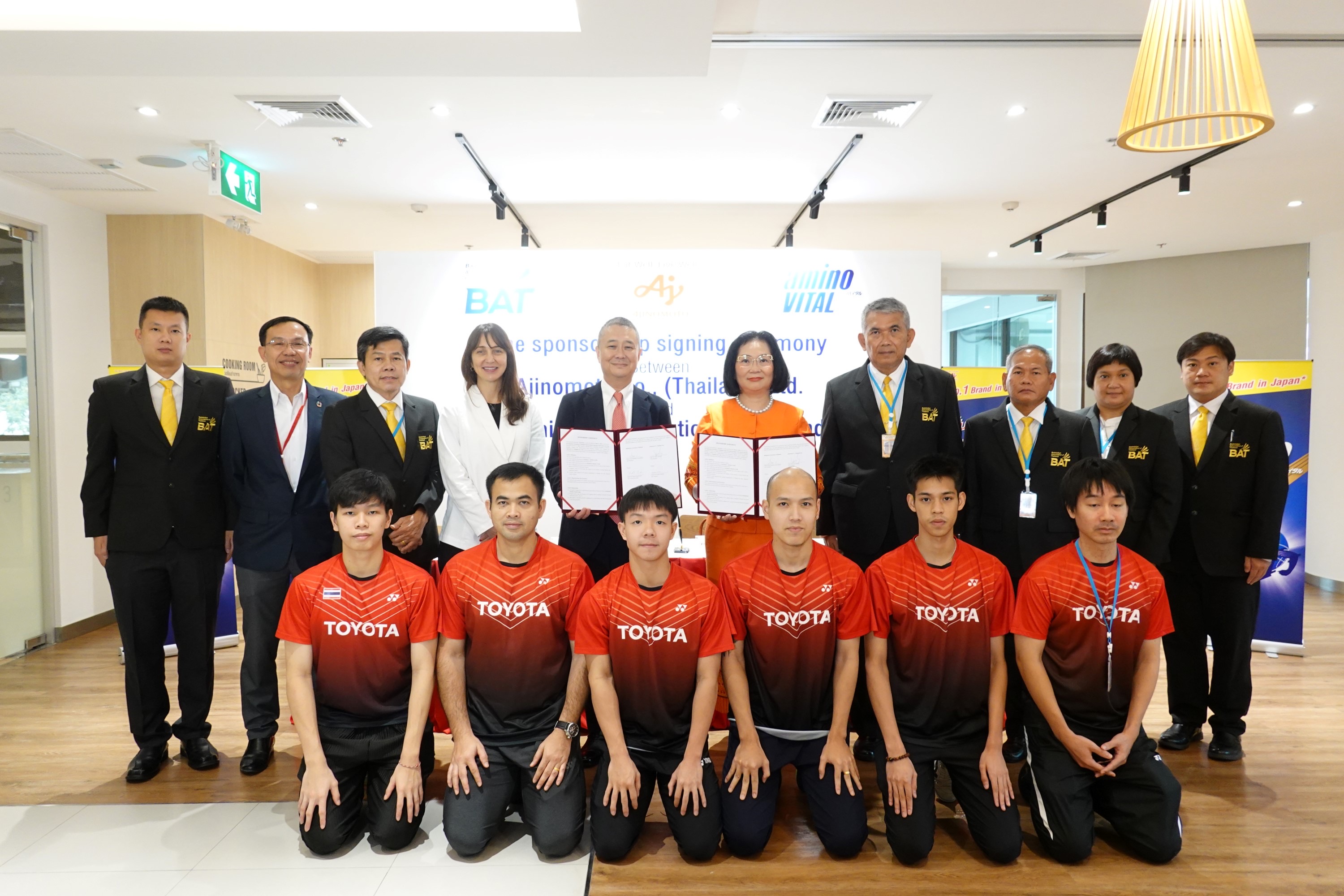 อายิโนะโมะโต๊ะ สนับสนุนโปรแกรมโภชนาการ เสริมสมรรถภาพทีมนักแบดไทย พร้อมสู้ศึกการแข่งขันระดับโลก