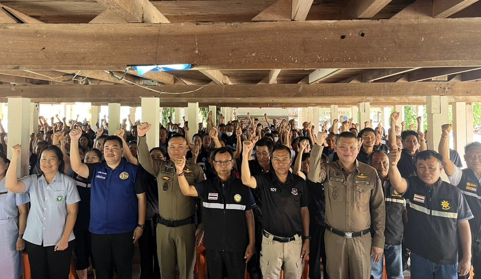 สภ.เมืองร้อยเอ็ด ลุย “ตำบลยั่งยืน” เดินหน้าปราบยาเสพติดครบวงจร สร้างชุมชนปลอดภัย