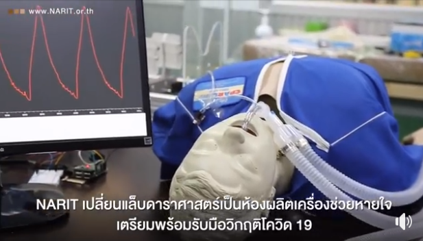 NARIT พลิกโฉมแล็บดาราศาสตร์ผลิตเครื่องช่วยหายใจ เตรียมพร้อมรับวิกฤติ!โควิด 