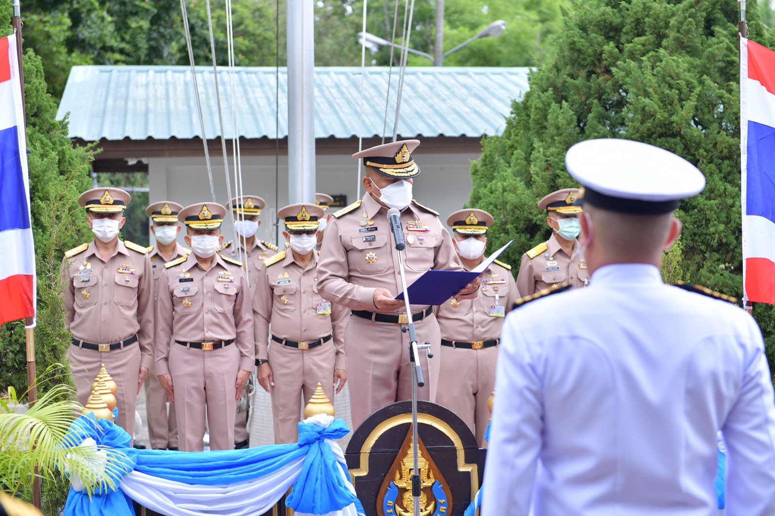 ผบ.ทร.ตรวจเยี่ยมกำลังพลกองทัพเรือ 