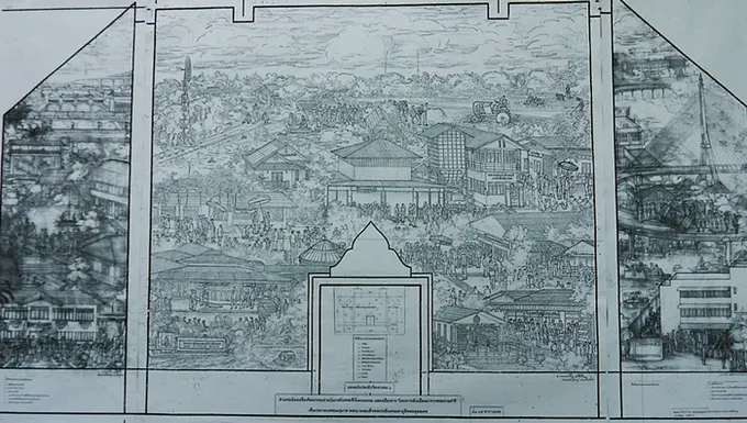 ลงมือเขียนภาพ46โครงการพระราชดำริ“ร.9”ฝาผนังพระที่นั่งทรงธรรม