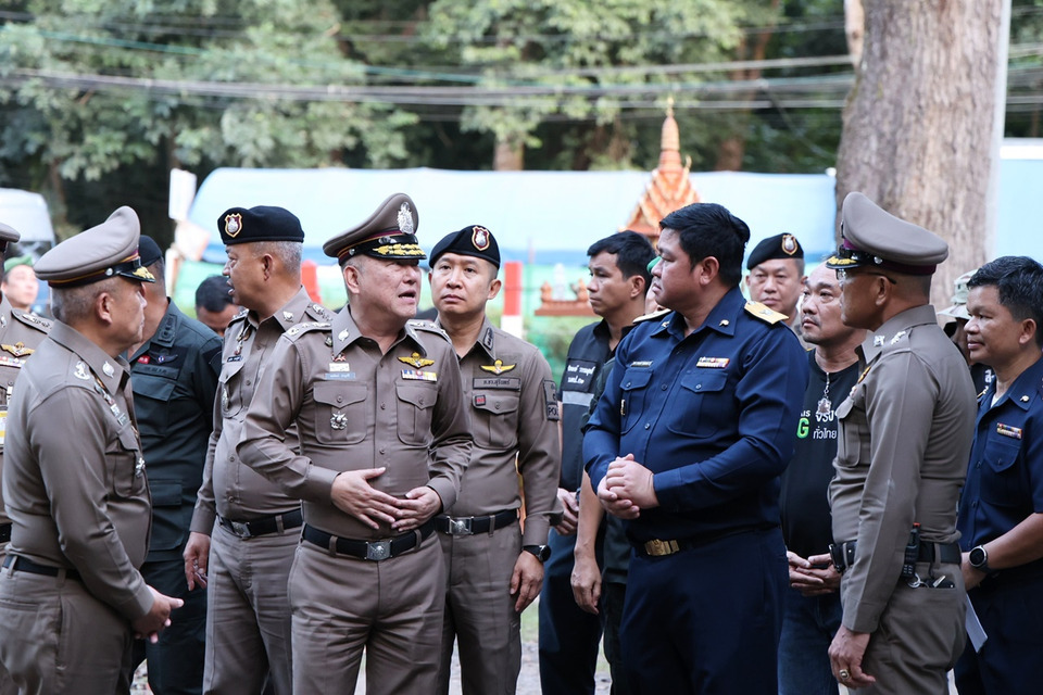 ผบช.ภ.3 ตรวจชายแดนสุรินทร์ สั่งเข้มป้องกันสแกมเมอร์–เสาสัญญาณข้ามแดน ยกระดับความปลอดภัยพื้นที่