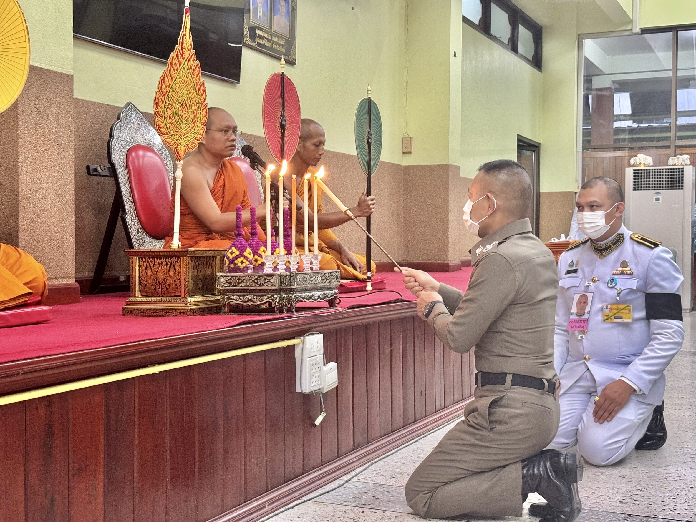 ที่ปรึกษาพิเศษ ตร.เป็นประธานพิธีสวดอภิธรรมศพรอง สว.(อก.) กลุ่มงานช่างอากาศยาน บ.ตร.