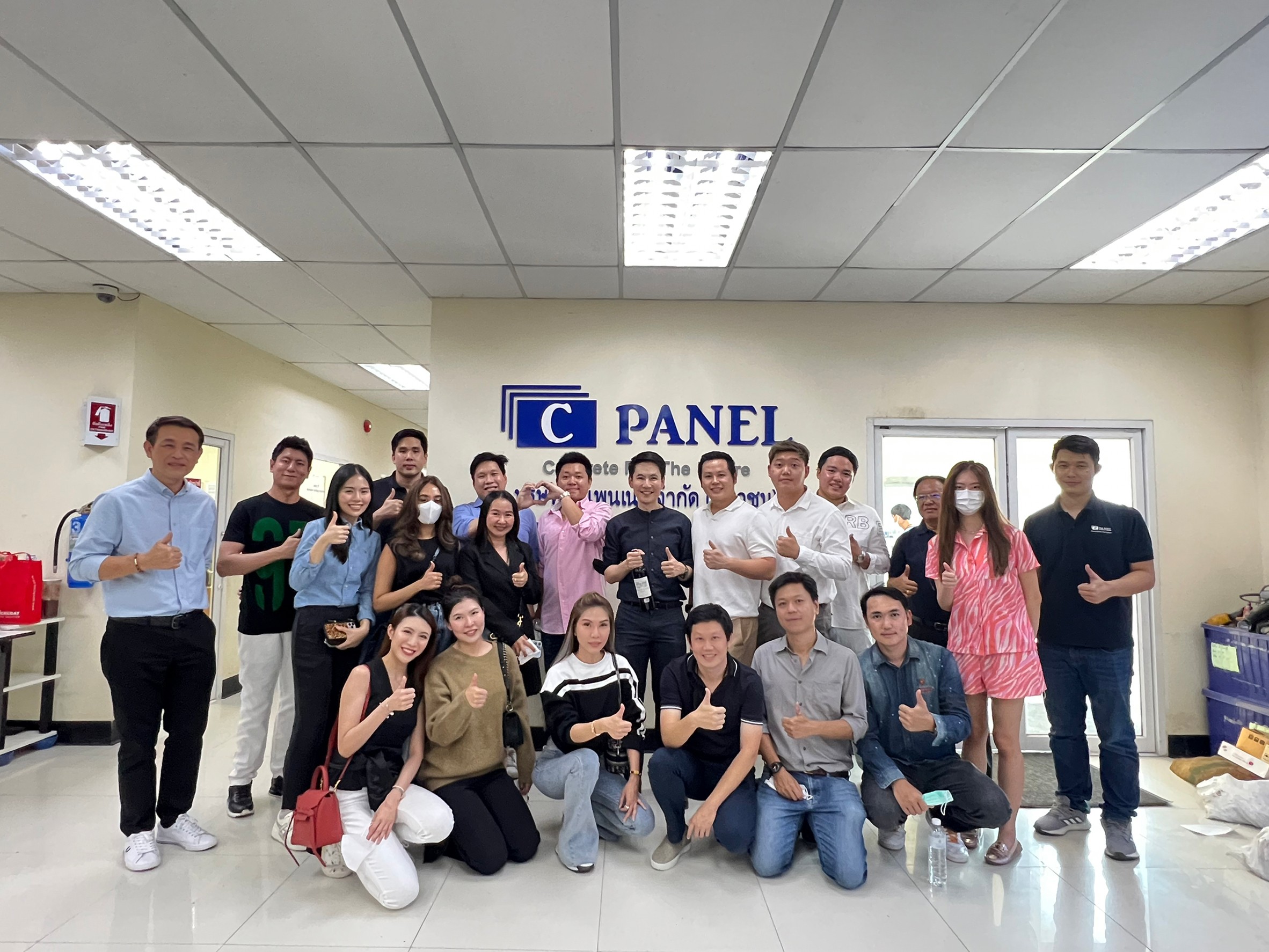 CPANEL นำสมาชิก The Next Real รุ่นที่ 10 เยี่ยมชมกระบวนการผลิต Precast จ.ชลบุรี