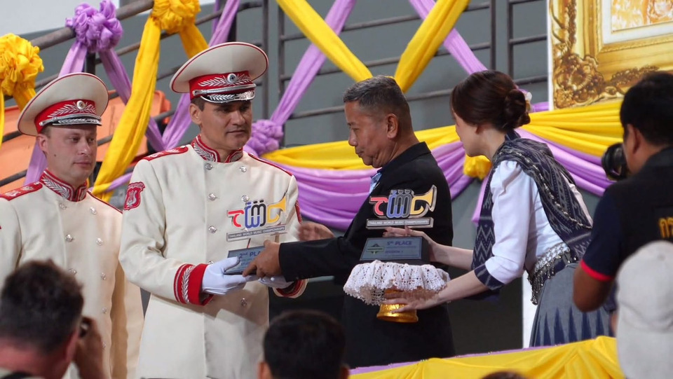 "รมช.กลาโหม" ปิดเวทีวงโยธวาทิตโลก TWMC 2025 ชิงถ้วยพระราชทานฯ ที่ศรีสะเกษ