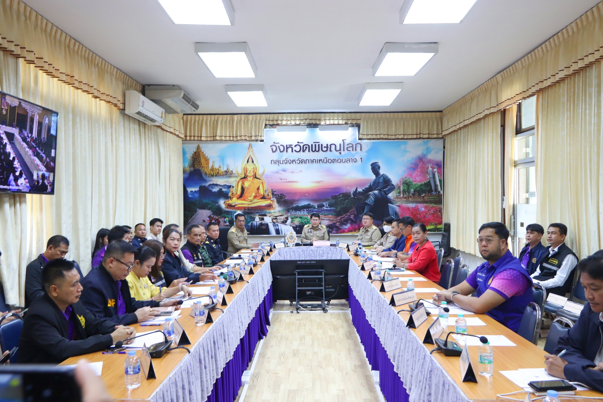 ผอ.สบอ.11 ร่วมประชุมรับฟังข้อสั่งการ"อนุทิน"รมว.มหาดไทยมอบนโยบาย 6 มาตรการยกระดับลดไฟป่าหมอกควัน