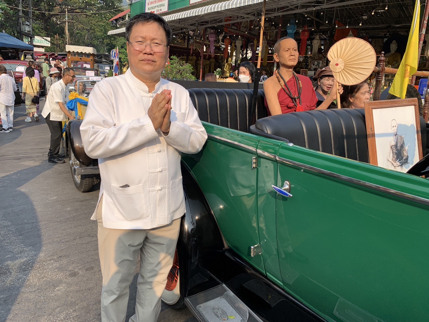 ชาวเชียงใหม่ ร่วมรำลึกวันครบรอบ 89 ปี "ครูบาเจ้าศรีวิชัย" เปิดถนนขึ้นสู่วัดพระธาตุดอยสุเทพ