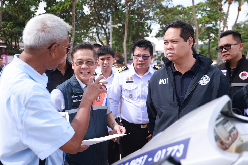 “สรรเพชญ” ลุยยกระดับคมนาคมภูเก็ต ตรวจเจ็ตสกี–แท็กซี่ ดันทางพิเศษกะทู้–ป่าตอง