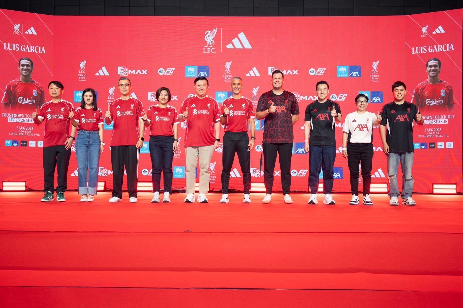 Liverpool FC Official Store Thailand จัดงานใหญ่แห่งปี เปิดตัวเสื้อฤดูกาลใหม่ พร้อมกระทบไหล่ตำนาน “หลุยส์ การ์เซีย”