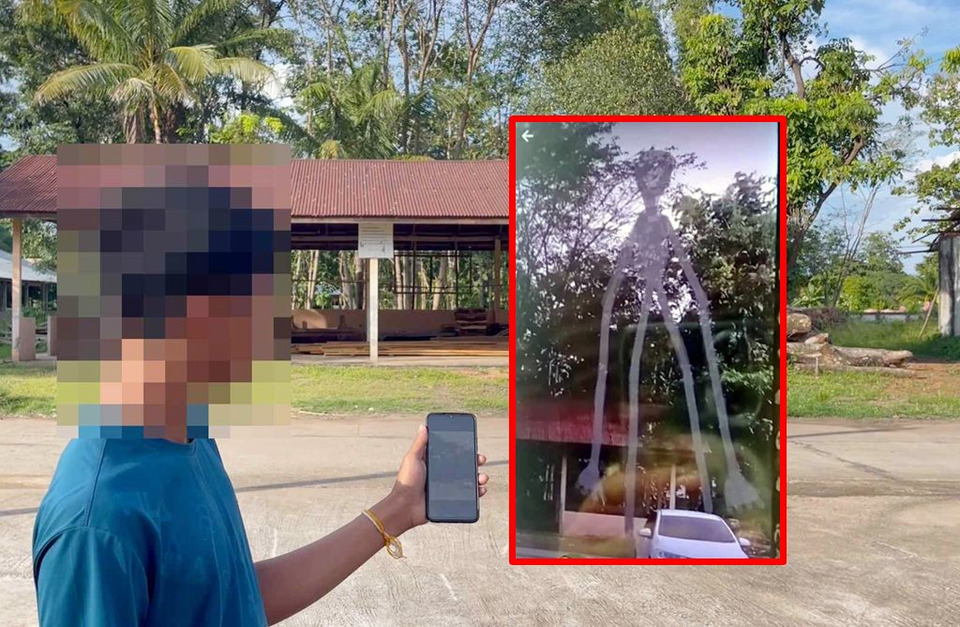 ขนลุก! ภาพติดเปรตในวันออกพรรษา วัดเทพมงคลพิชัย เชื่อมาเพื่อขอส่วนบุญ