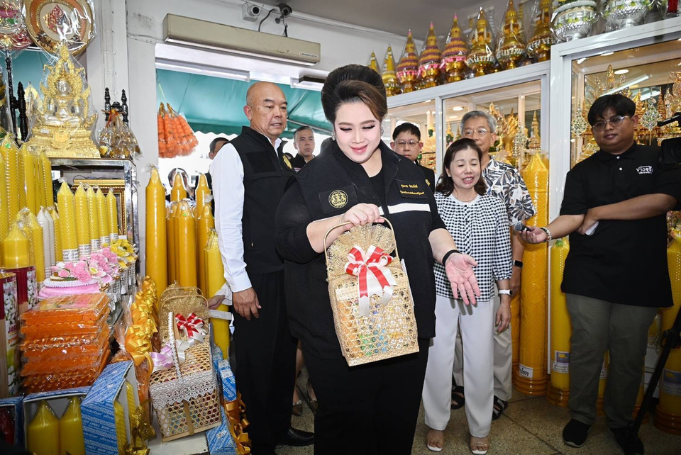 "ศุภมาส" ห่วงชาวพุทธ โดนพิษสังฆทานไร้ฉลาก-ด้อยคุณภาพ ก่อนวันพระใหญ่ นำทีมลุยตรวจย่านเสาชิงช้า
