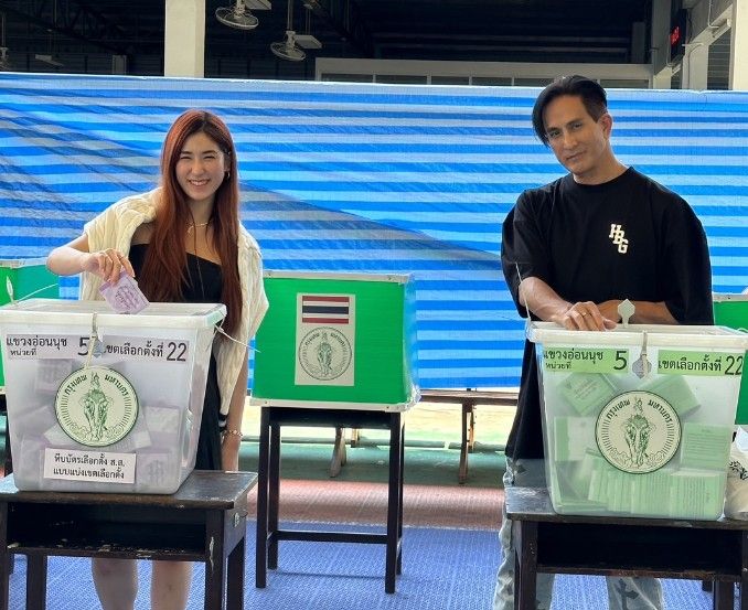 ครอบครัวทองเจือ ออกไปใช้สิทธิเลือกตั้ง2566 