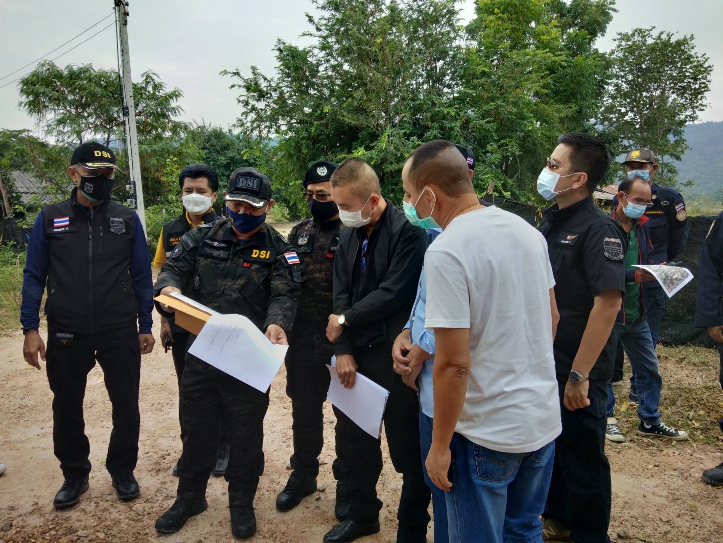 DSI ลงพื้นที่ตรวจสอบการบุกรุกป่าสงวนแห่งชาติป่ายางหัก - เขาปุ้ม จ.เพชรบุรี