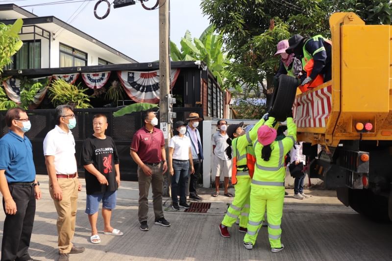 ดอนเมือง มาตามนัดกับนัดทิ้งขยะชิ้นใหญ่ หมู่บ้านปิ่นเจริญ 2 