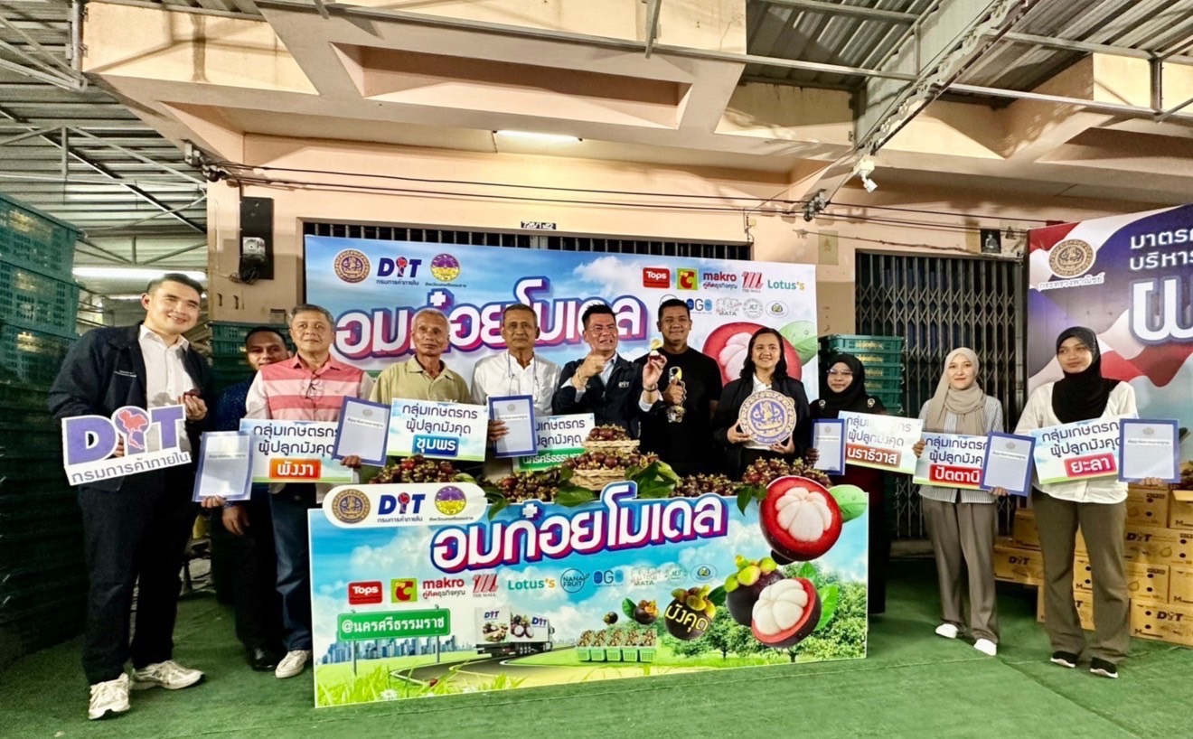 กรมการค้าภายในชู "อมก๋อยโมเดล" ดึงผู้ส่งออก ห้างค้าปลีกค้าส่ง ตลาดกลาง ช่วยเหลือมังคุด 12,950 ตัน
