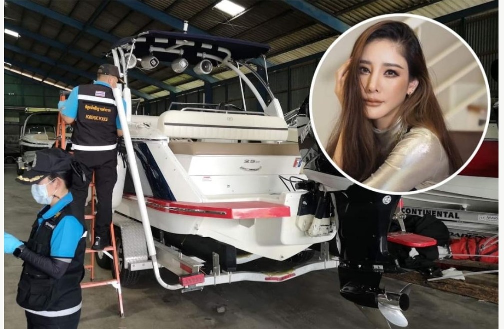 คนขับเรือรุด​เข้าพบพนง.สอบสวน​ ​  ตร.ตั้งข้อหาประมาททำ"แตงโม นิดา" พลัดตกน้ำ