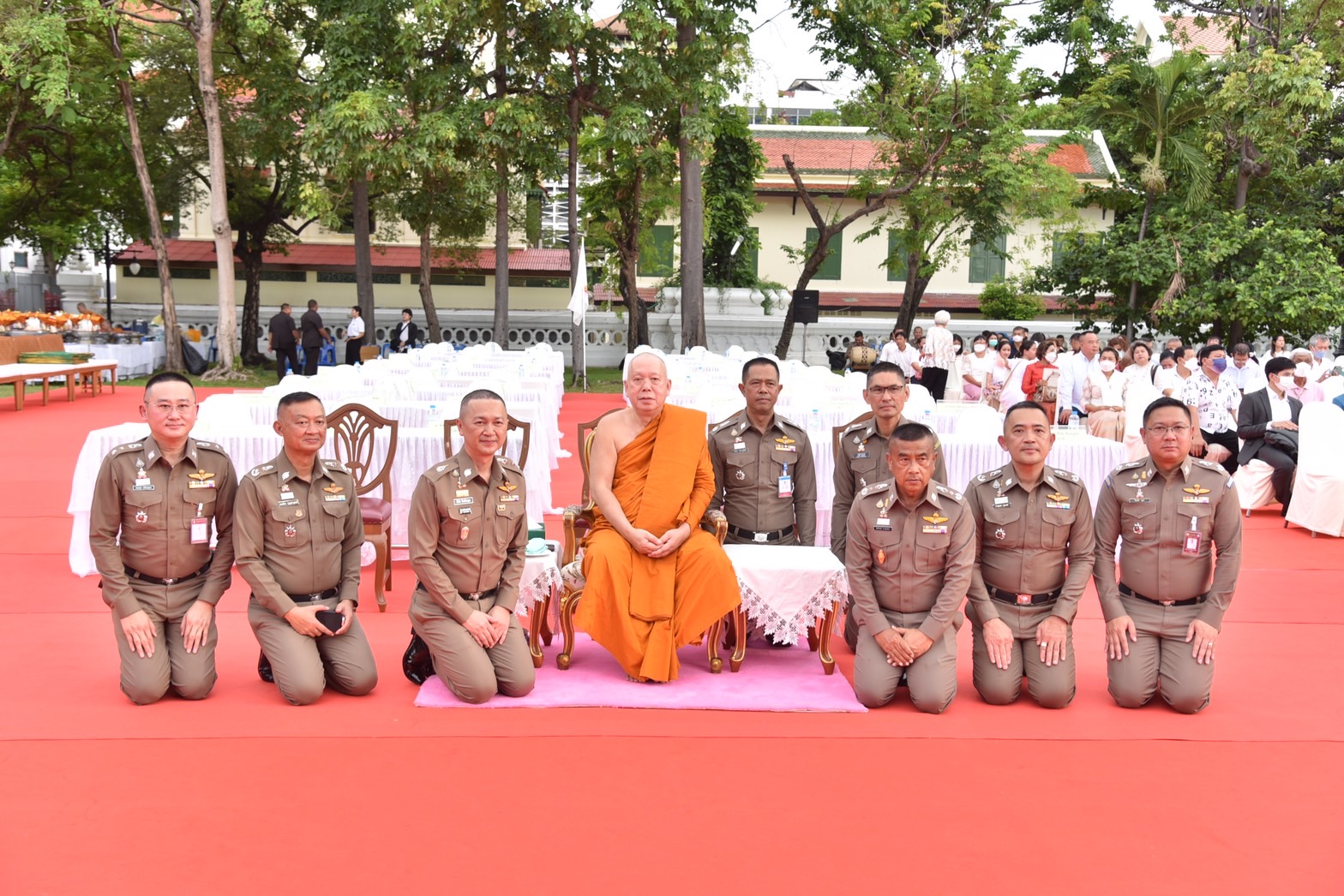 ตร.อุปสมบทหมู่ถวายเป็นพระกุศลแด่สมเด็จพระสังฆราช