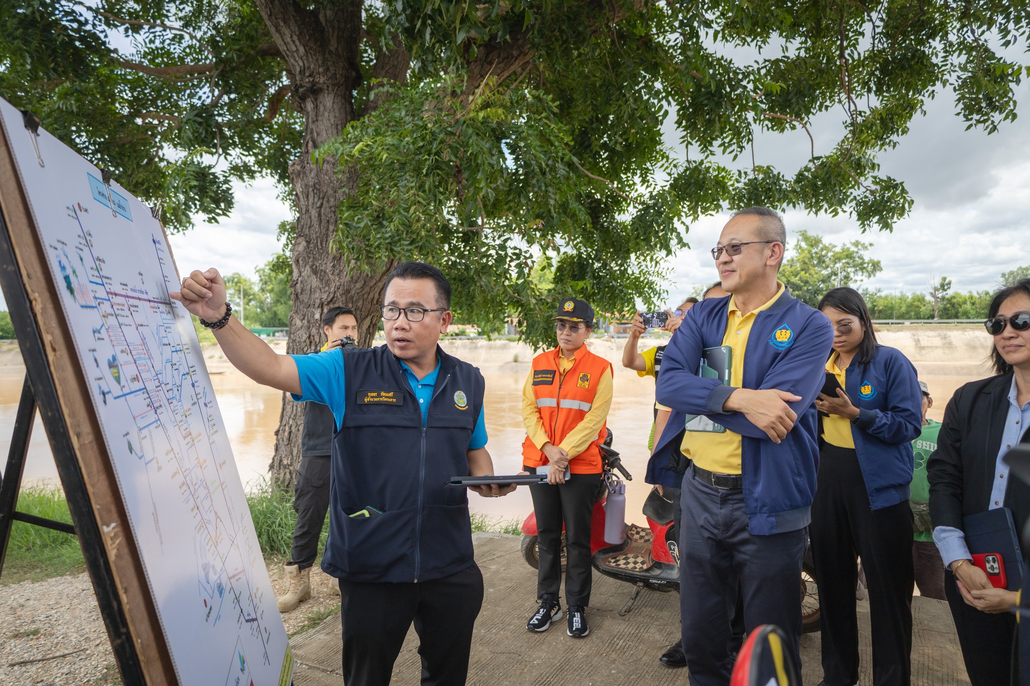 สทนช.ลงพื้นที่บูรณาการบริหารจัดการน้ำพื้นที่ภาคเหนือลุ่มน้ำยม-น่าน