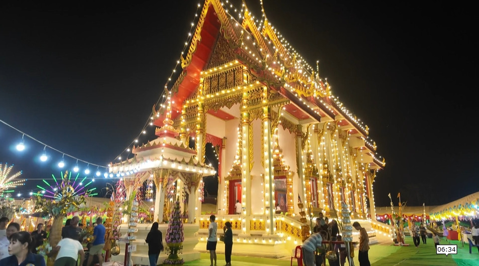 ชาวบ้าน–กรรมการวัดวอน ช่วยอุดหนุน งานปิดทอง วัดใหม่หนองนา คนซบเซา เงียบเหงากว่าทุกปี
