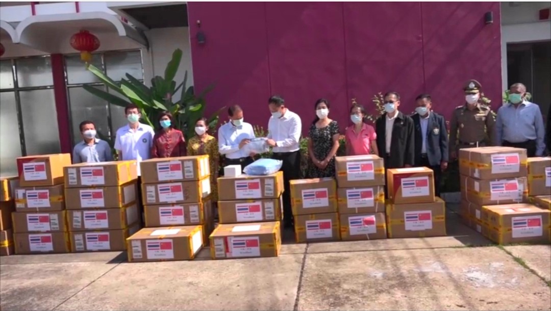 สถานกงสุลใหญ่แห่งสาธารณรัฐประชาชนจีน ประจำสงขลา มอบอุปกรณ์ทางแพทย์