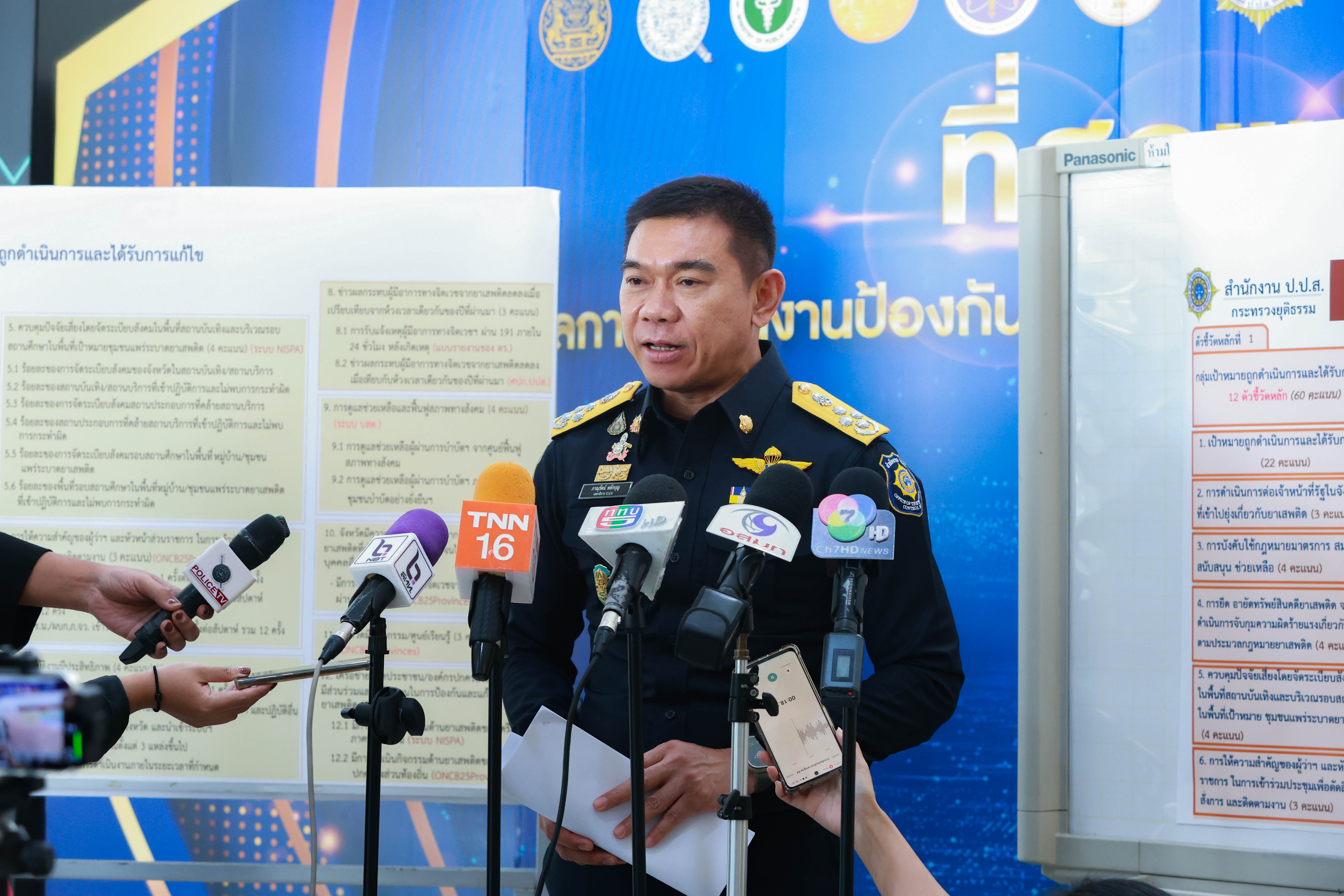 "บิ๊กหลวง"ย้ำเดินหน้าปฏิบัติการปราบปรามยาเสพติดให้ครอบคลุมทั้ง 77 จังหวัด