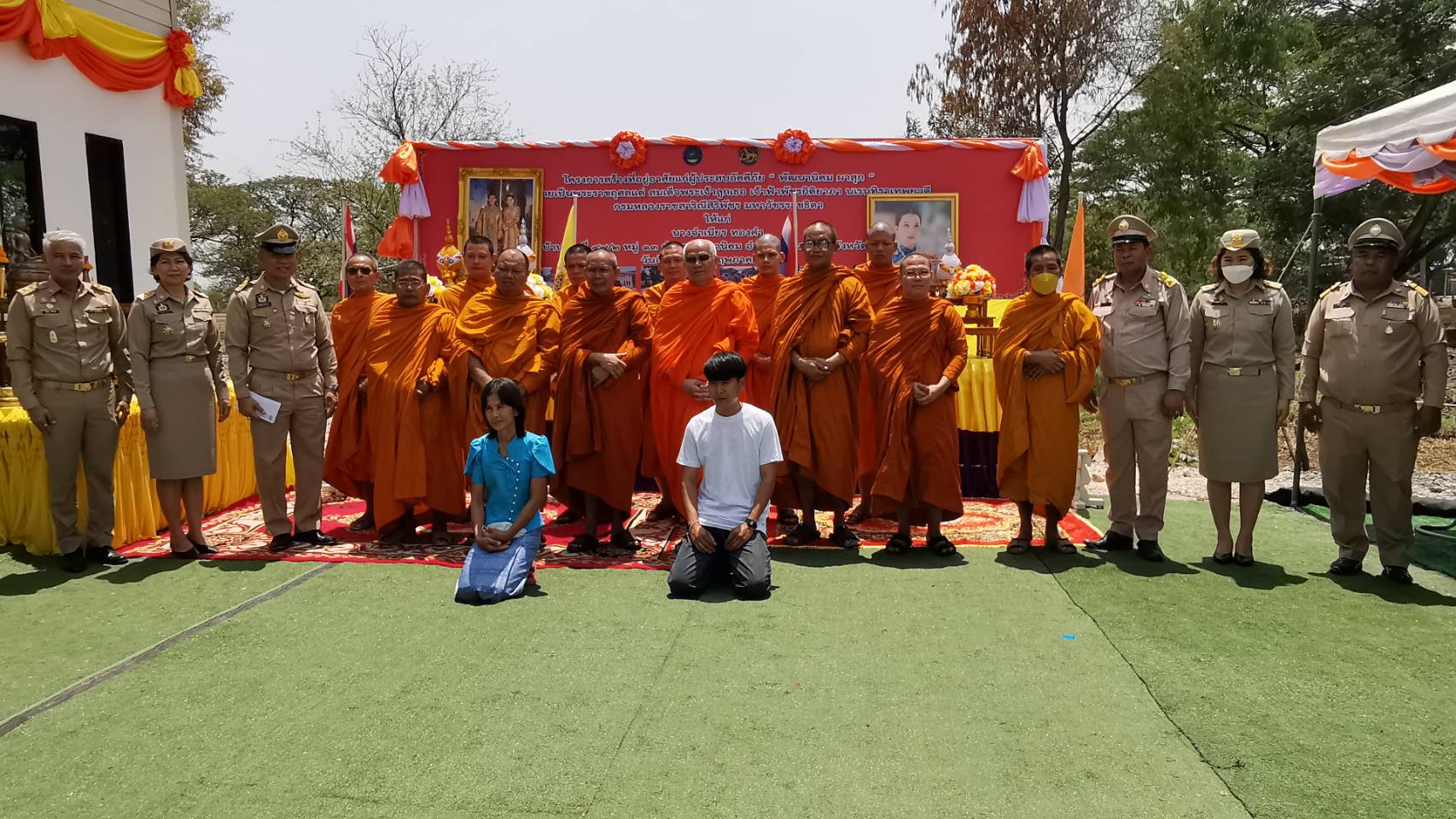 เทศบาลตำบลเขาพระยาเดินธง  สร้างที่อยู่อาศัยแก่ผู้ประสบอัคคีภัย " พัฒนานิคม ผาสุข" ถวายเป็นพระราชกุศล 