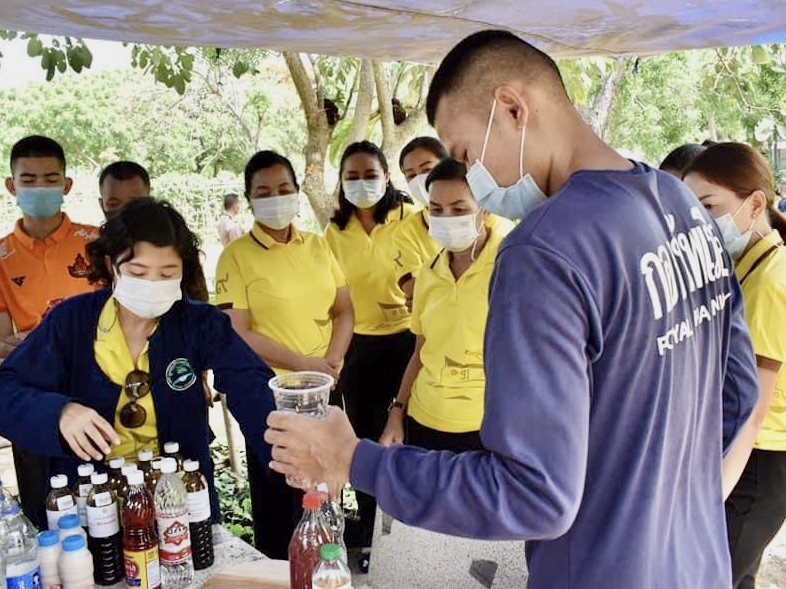 กร.จัดอบรมศาสตร์พระราชาให้แก่พลทหารก่อนปลดประจำการ  กรุยทางสู่การปฏิบัติตามเกษตรทฤษฎีใหม่แบบประยุกต์ (โคก หนอง นา) 