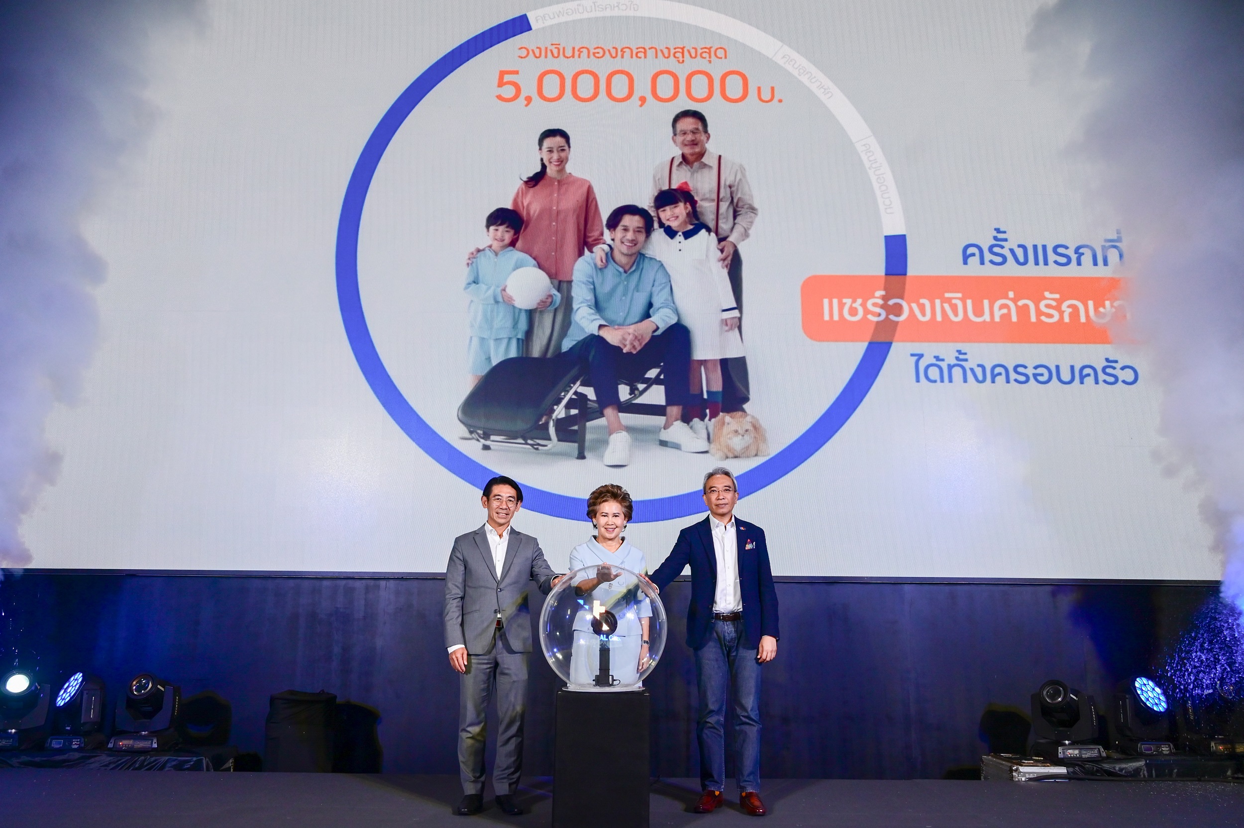 3 พันธมิตร “ทีเอ็มบีธนชาต - พรูเด็นเชียล ประเทศไทย - BDMS”  ผนึกความร่วมมือเปิดตัว “ประกันกองกลาง สำหรับครอบครัวทุกรูปแบบ”  ครั้งแรกที่แชร์วงเงินประกันสุขภาพได้ ครบจบในกรมธรรม์เดียว