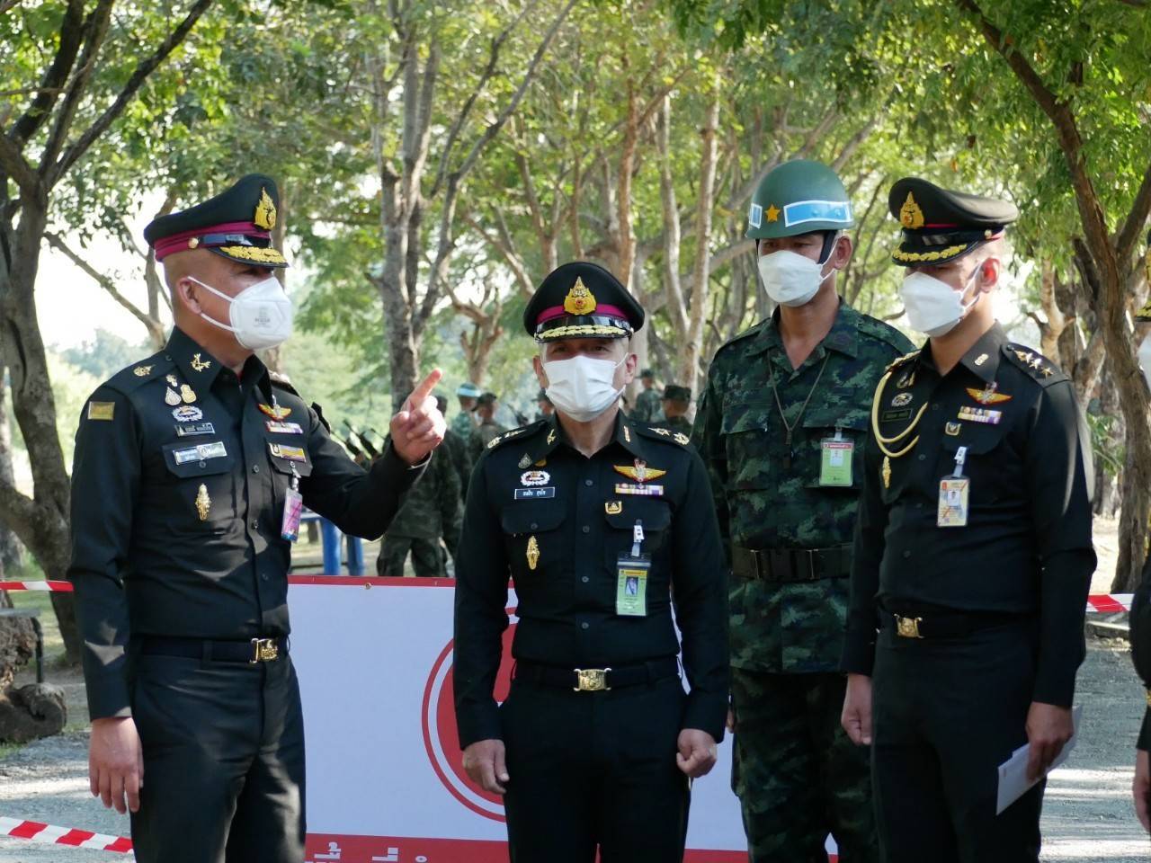 แม่ทัพภาคที่ 1 ตรวจเยี่ยม การดำเนินงานด้านต่างๆ การฝึกทหารใหม่ ของ มทบ.13 จังหวัดลพบุรี