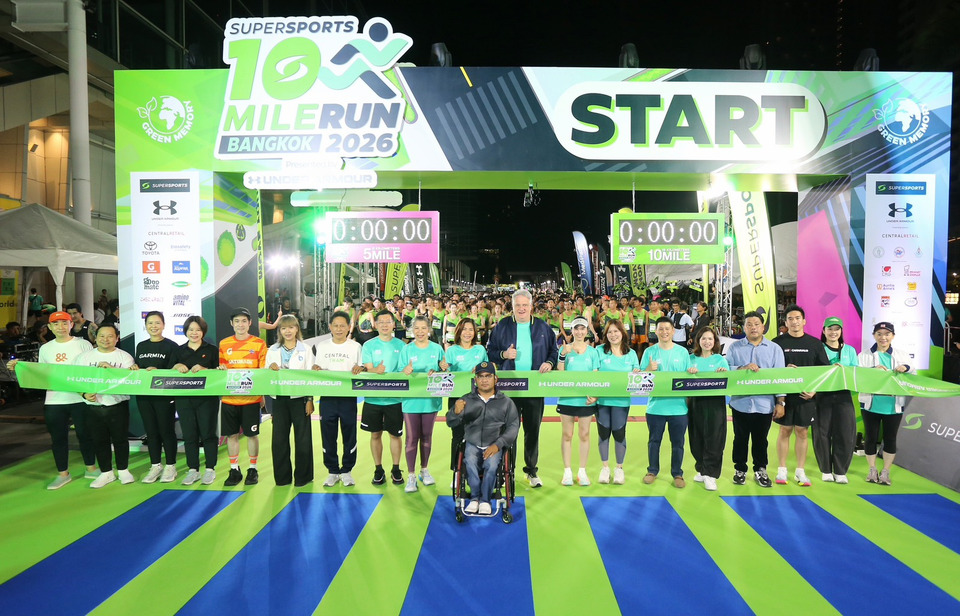 Supersports 10 Mile Run 2026 Presented by Under Armour ปิดฉากยิ่งใหญ่ นักวิ่งกว่า 7,500 คน ร่วมพิชิต 10 ไมล์ ใจกลางมหานคร