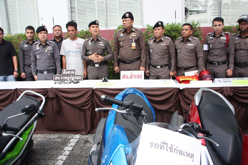 บก.น.8 จับแก๊งลักรถ“แก๊งถึงใจถึงอารมณ์”  หนุ่มเทศบาลใช้ปืนตบผู้เสียหายชิงทรัพย์