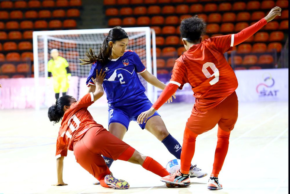 ฟุตซอลหญิง SAFF 2026 เนปาล-บังกลาเทศ คว้าชัยสวยหรู