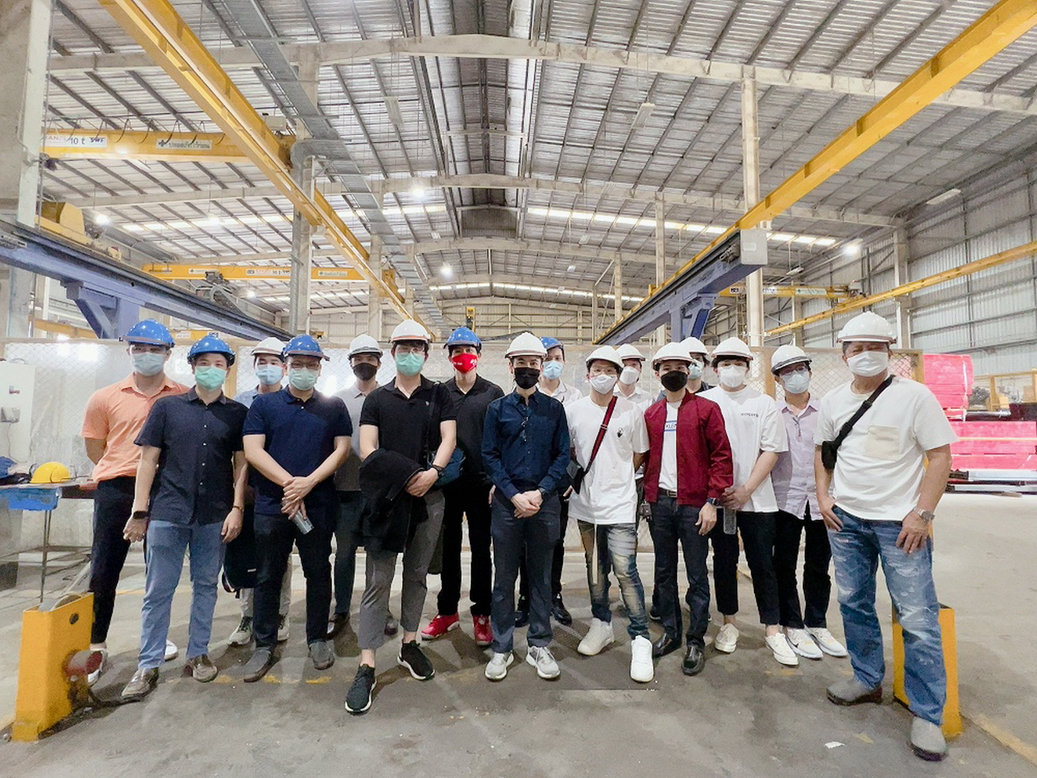 CPANEL นำคณะนักลงทุนเน้นคุณค่า (VI) เยี่ยมชมกระบวนการผลิต Precast จ.ชลบุรี