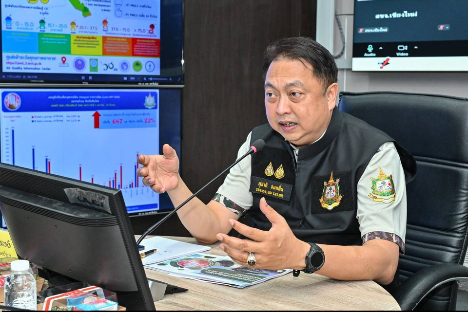 “สุชาติ” ห่วงใยประชาชนภาคเหนือ สั่ง คพ. ระดมรถตรวจวัดอากาศเคลื่อนที่