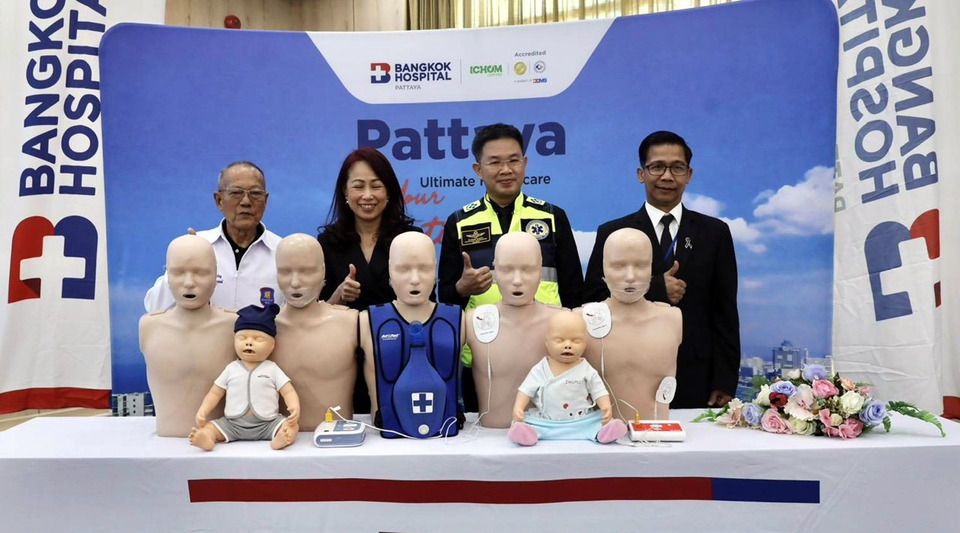 พัทยาจับมือภาคีเครือข่าย จัดโครงการ “CPR on the Beach” เสริมความปลอดภัยเมืองท่องเที่ยว
