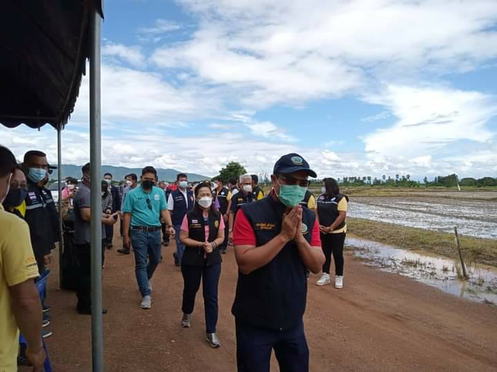 ผู้ช่วยรัฐมนตรีประจำกระทรวงเกษตรและสหกรณ์ ลงพื้นที่ตรวจแหล่งน้ำธรรมชาติ แก้มลิงบึงมาย อุตรดิตถ์