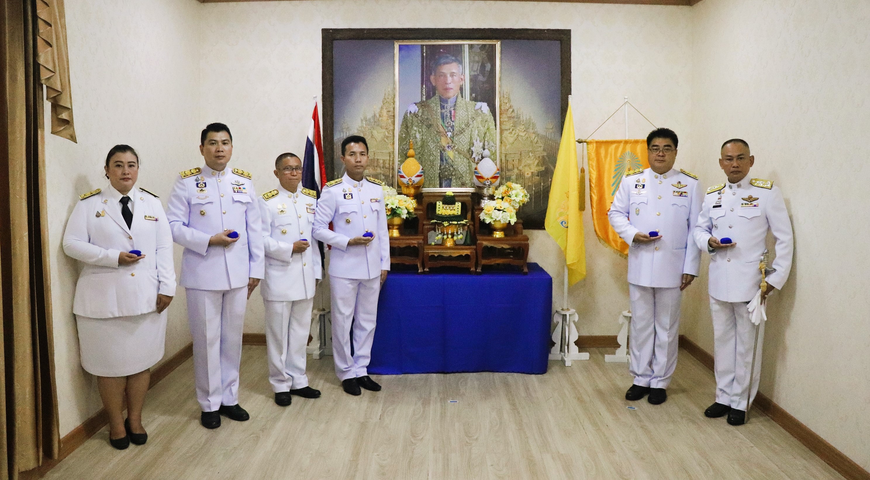 แม่ฮ่องสอนประกอบพิธีรับพระราชทานเข็มเครื่องหมายกรรมการมูลนิธิพระราชประชานุเคราะห์ประจำจังหวัด เนื่องในโอกาสครบรอบ 60 ปี