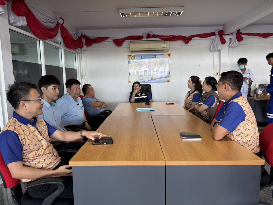 ผู้ว่าฯ-กาชาดกาญจน์ หนุนมูลนิธิขุนรัตนาวุธ ร่วมหนุนภารกิจช่วยเหลือประชาชน 