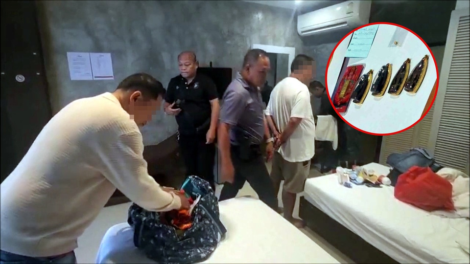 รวบ 2 มิจฉาชีพสุดแสบยัดไส้เทียนในกรอบพระ หลอกขายร้านทองอีสาน สูญเกือบ 5 แสน