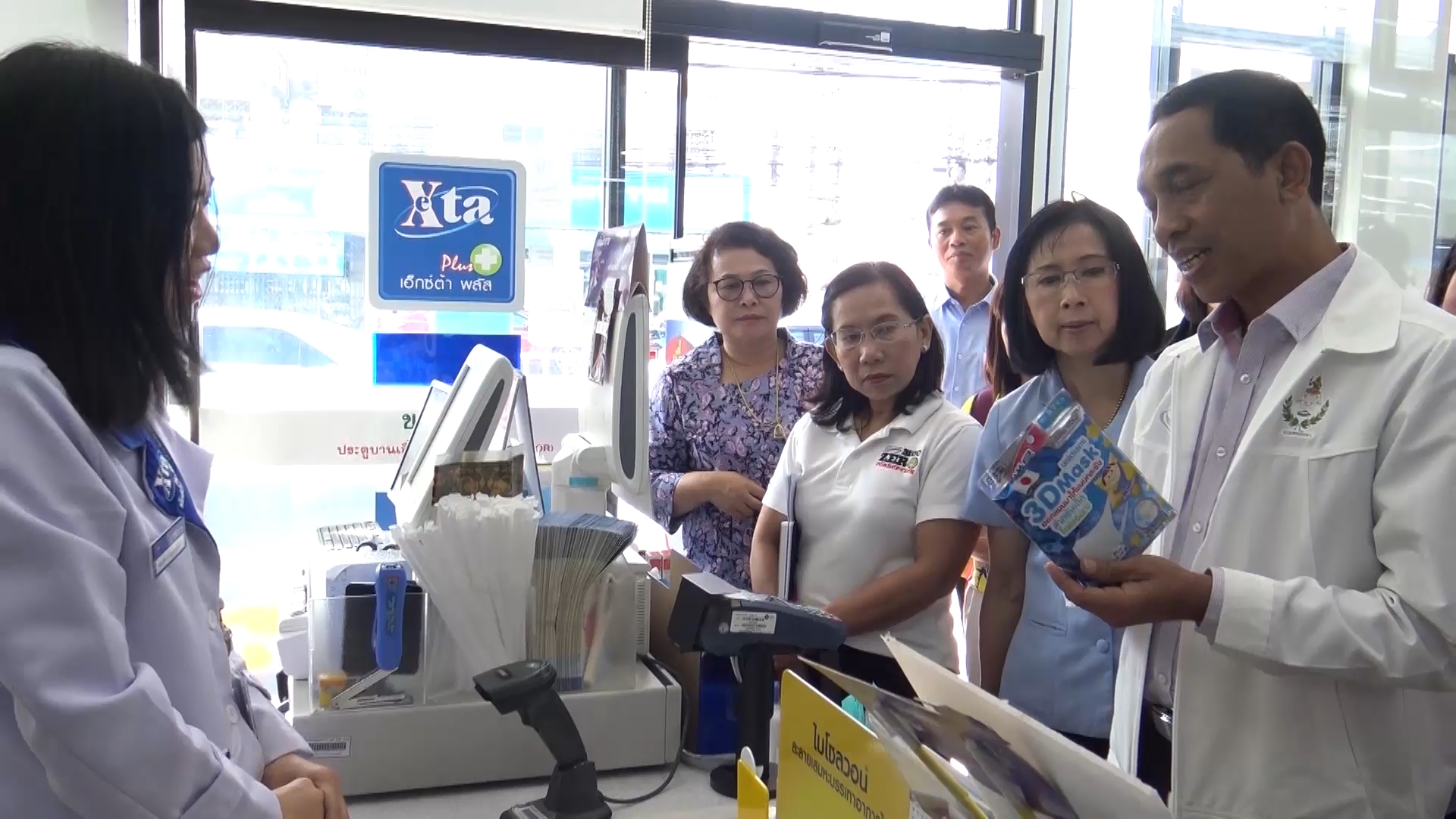 รองผู้ว่าฯสงขลา ลงพื้นที่สำรวจตลาดหน้ากากอนามัย