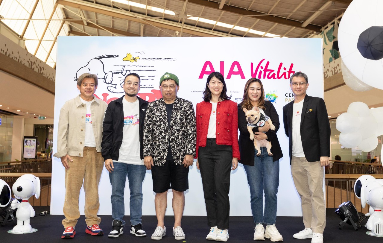 AIA ผนึก ฟันเตอร์เทนเมนท์ จัดการแข่งขันวิ่งมินิมาราธอน “Snoopy Run Thailand 2025 Presented by AIA Vitality” ครั้งแรกในไทย