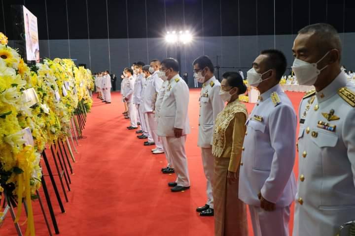 ชป.1 เข้าร่วมพิธีวางพวงมาลาเนื่องในวันคล้ายวันสวรรคตรัชกาลที่9