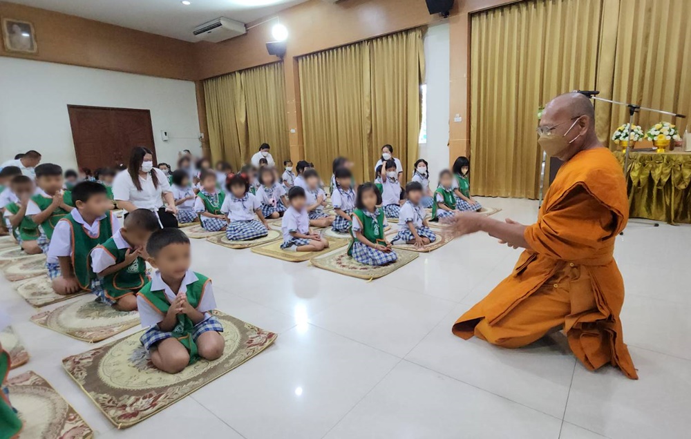 ทต.ทับมา หนุนเสริมสมาธิสร้างปัญญาแก่เด็กเยาวชนนักเรียน มุ่งสร้างความรู้ในพุทธประวัติธรรมะ