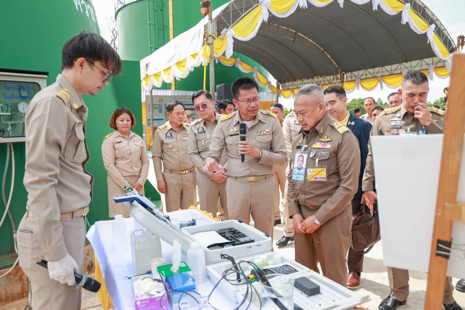 ราชเลขาฯในพระบาทสมเด็จพระเจ้าอยู่หัว ตรวจติดตามโครงการจัดหาน้ำบาดาลขนาดใหญ่แก้ปัญหาภัยแล้ง (ระยะที่ 2) จ.ขอนแก่น