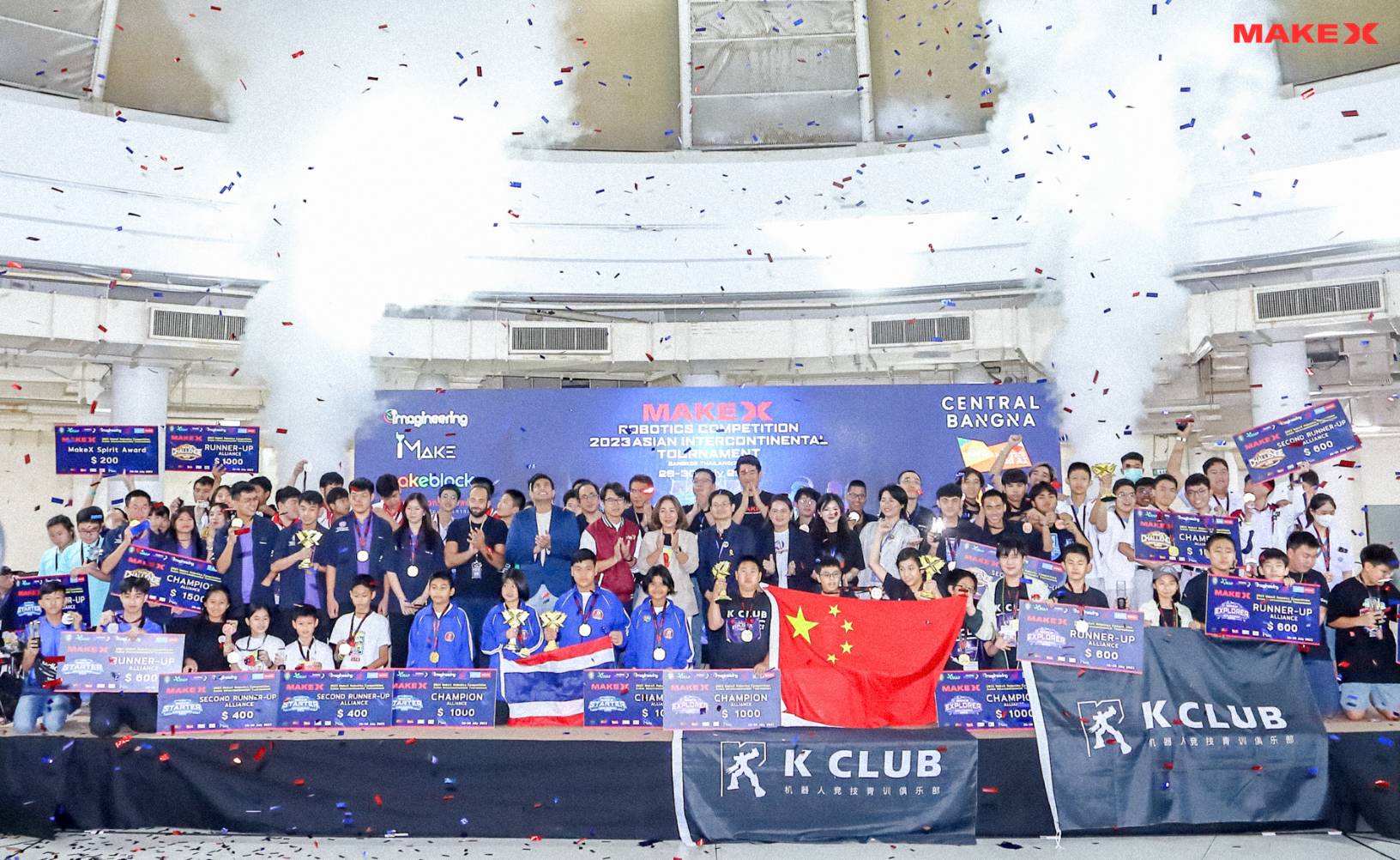 ปิดฉากการแข่งขันอย่างสวยงาม MakeX Robotics Competition Asian Intercontinental Tournament 2023 