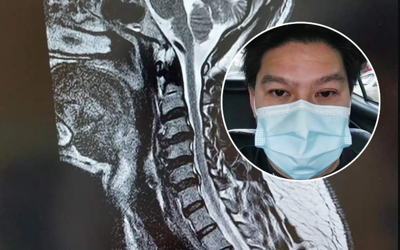 แห่เป็นห่วง! "นุ้ย เชิญยิ้ม" แจ้งหมอนรองกระดูกคออักเสบ