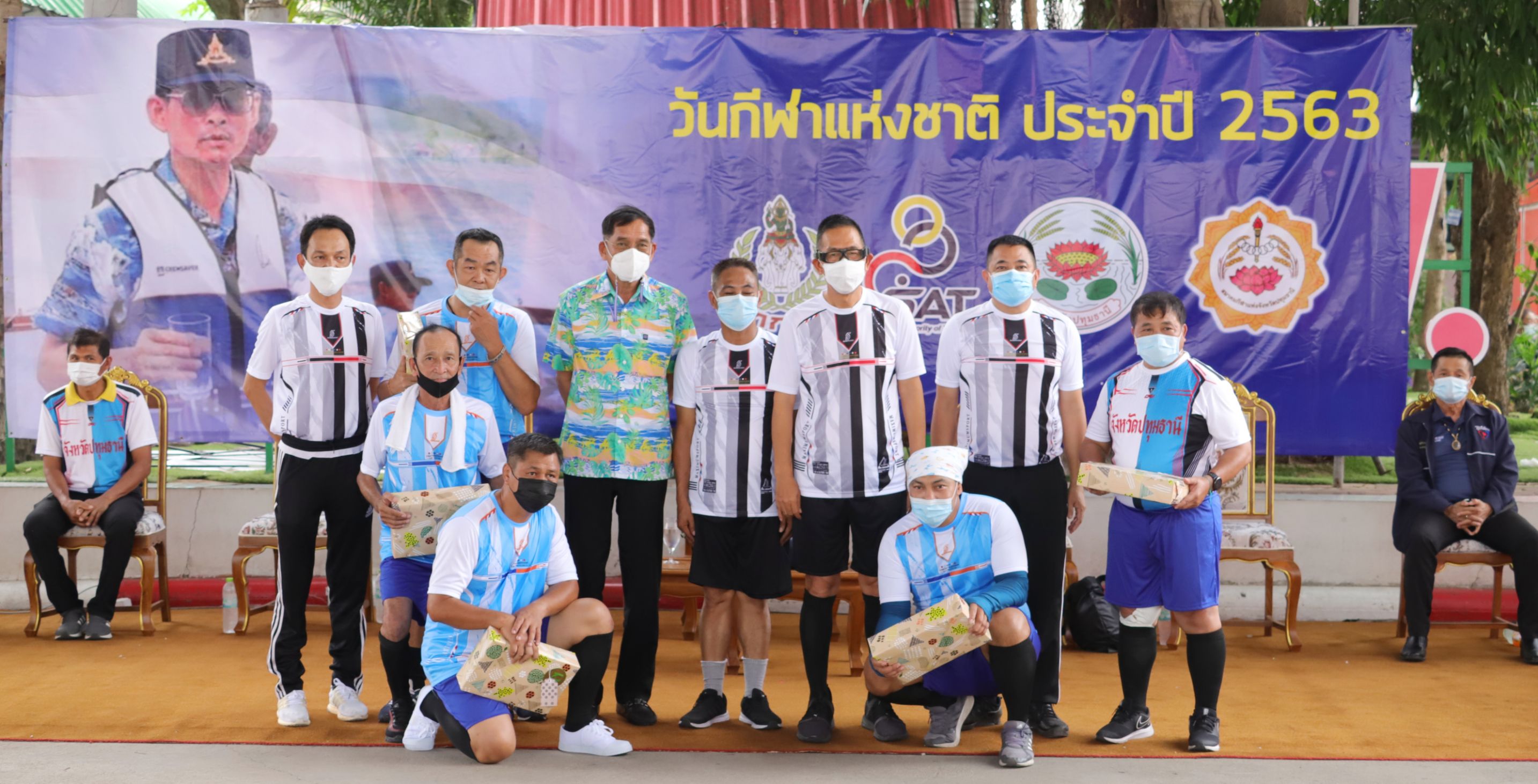 ปทุมธานีจัดมหกรรมกีฬา "วินสัมพันธ์"  แข่งเซปักตะกร้อ-หมากฮอส วินมอเตอร์ไซค์รับจ้าง