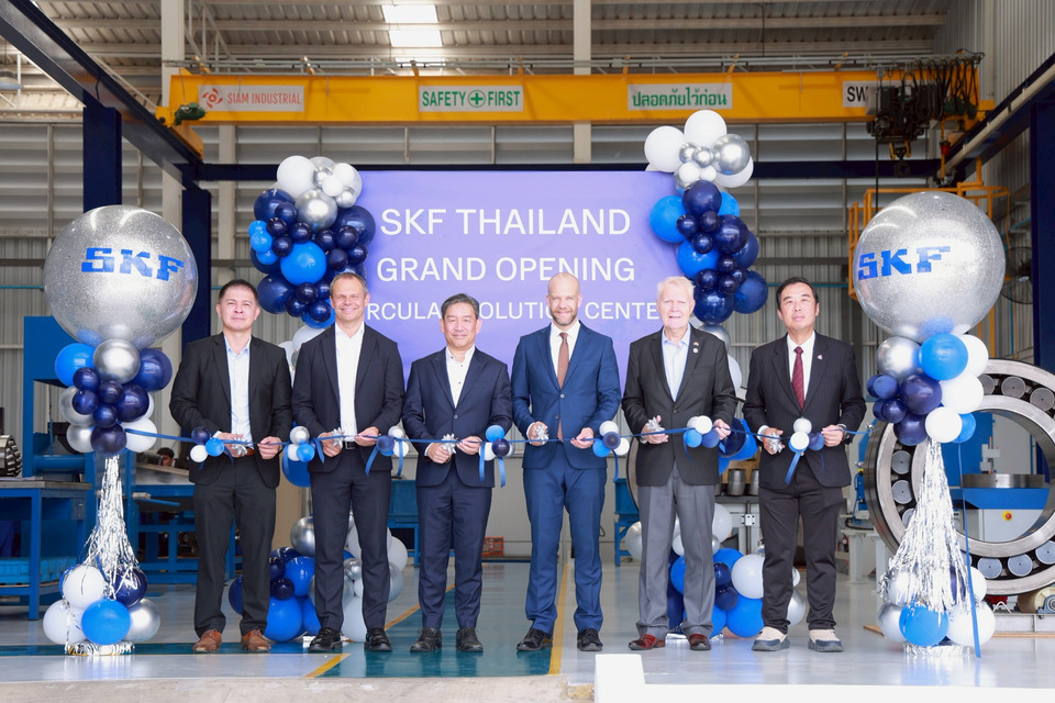 SKF เปิดตัว Circular Solution Centre นวัตกรรมชุบชีวิตตลับลูกปืนเก่ากลับมาใช้ใหม่ ตอกย้ำสู่เศรษฐกิจหมุนเวียน 