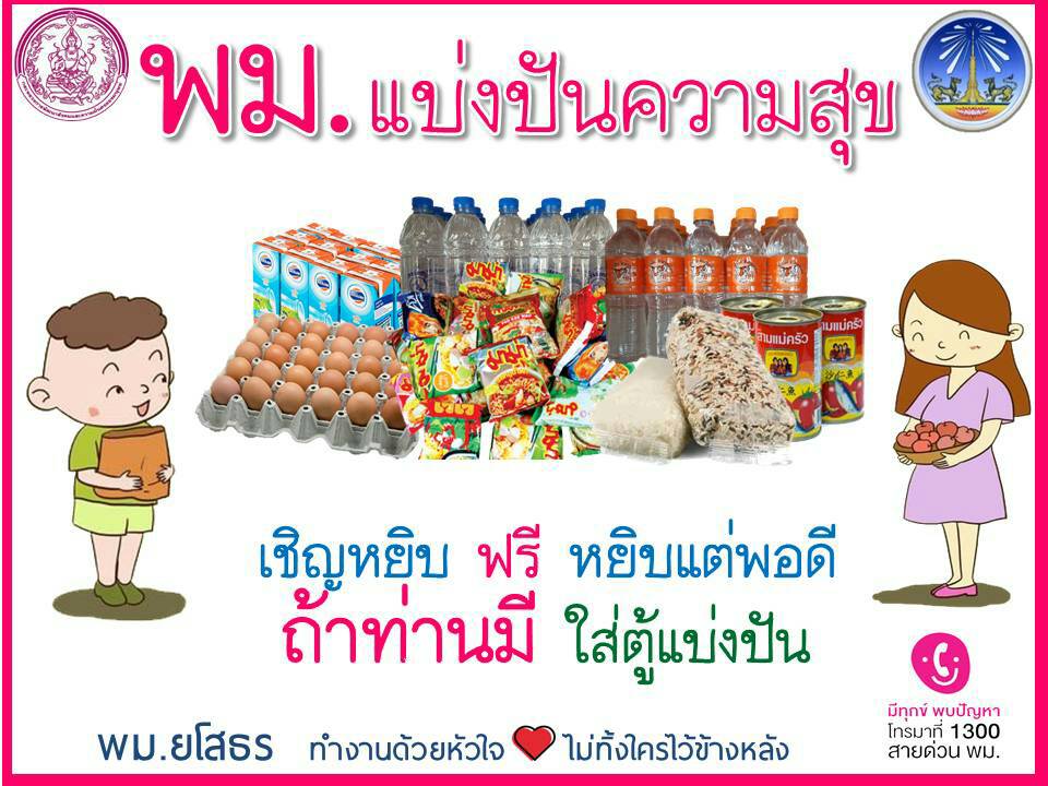 ประธานชมรมแม่ดีเด่นแห่งชาติยโสธร มอบของอุปโภคบริโภคแบ่งปันความสุข